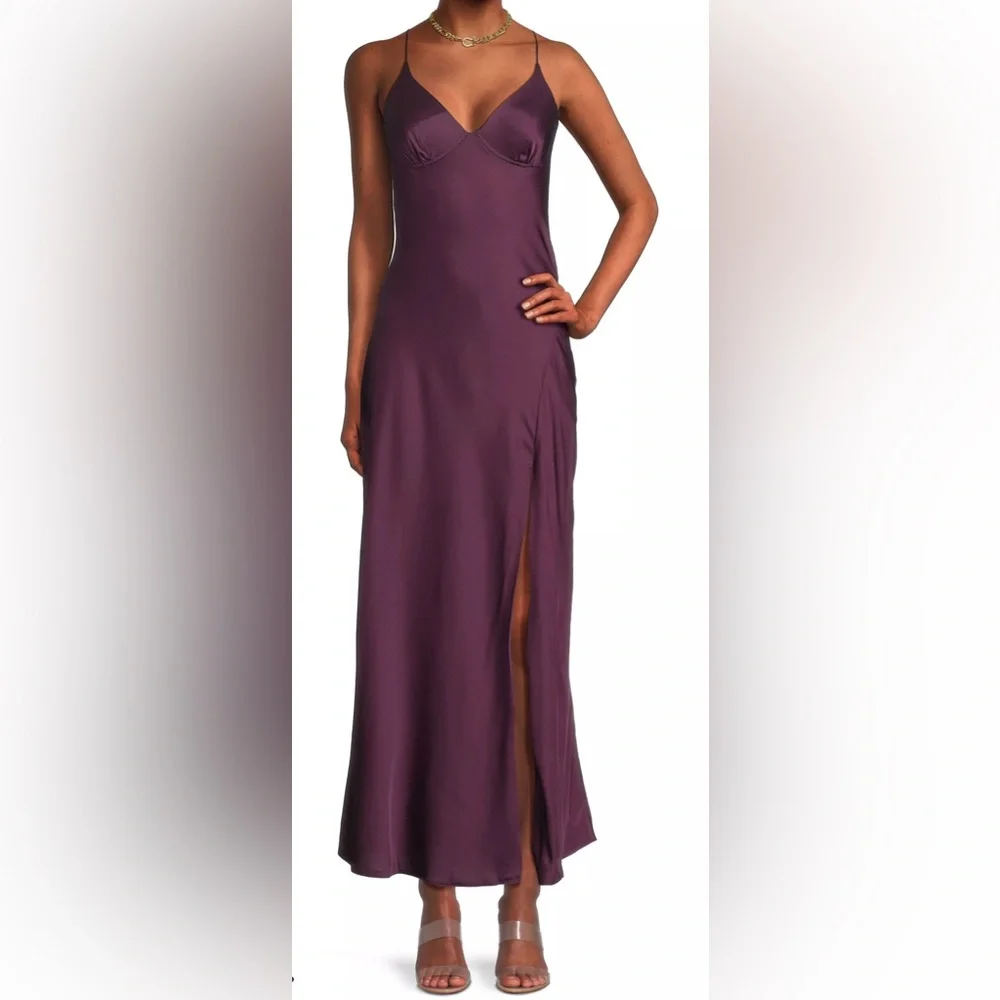 Hutch
Emaline Satin Maxi Dress NWT SIZE XS - Picture 1 of 9